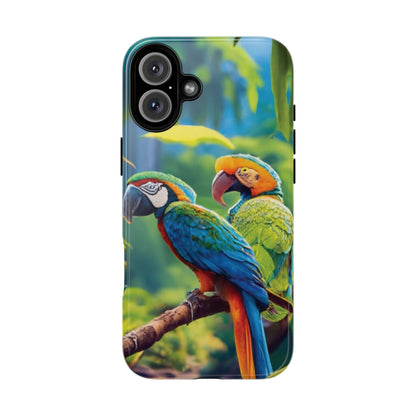 Tropical Birds Tough Cell Phone Cases - Ruppy's Creations