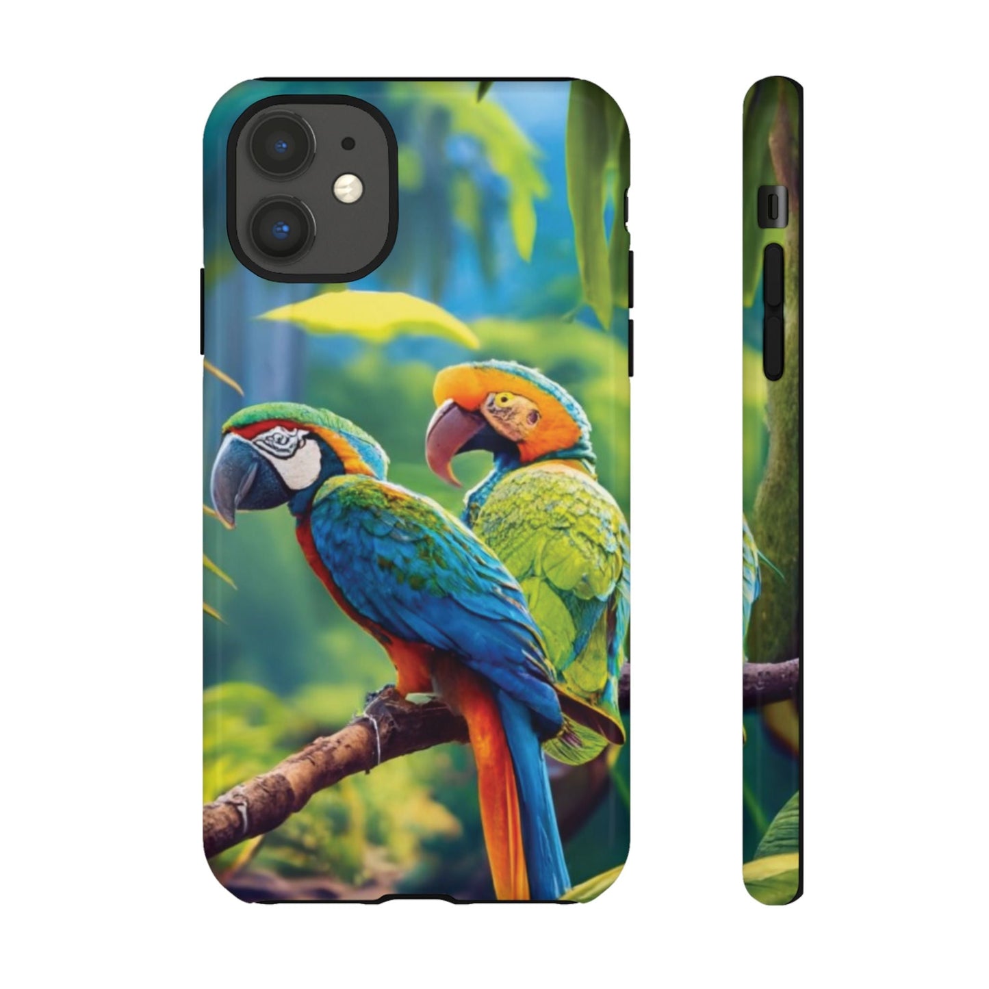 Tropical Birds Tough Cell Phone Cases - Ruppy's Creations