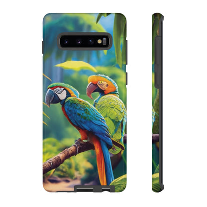 Tropical Birds Tough Cell Phone Cases - Ruppy's Creations