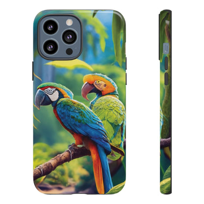 Tropical Birds Tough Cell Phone Cases - Ruppy's Creations