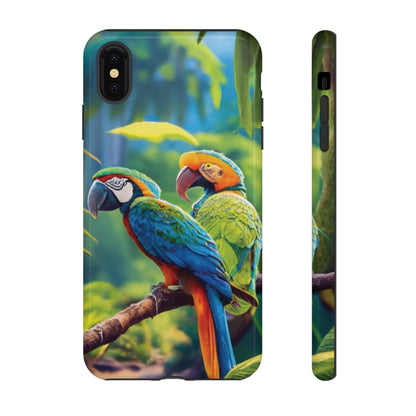 Tropical Birds Tough Cell Phone Cases - Ruppy's Creations