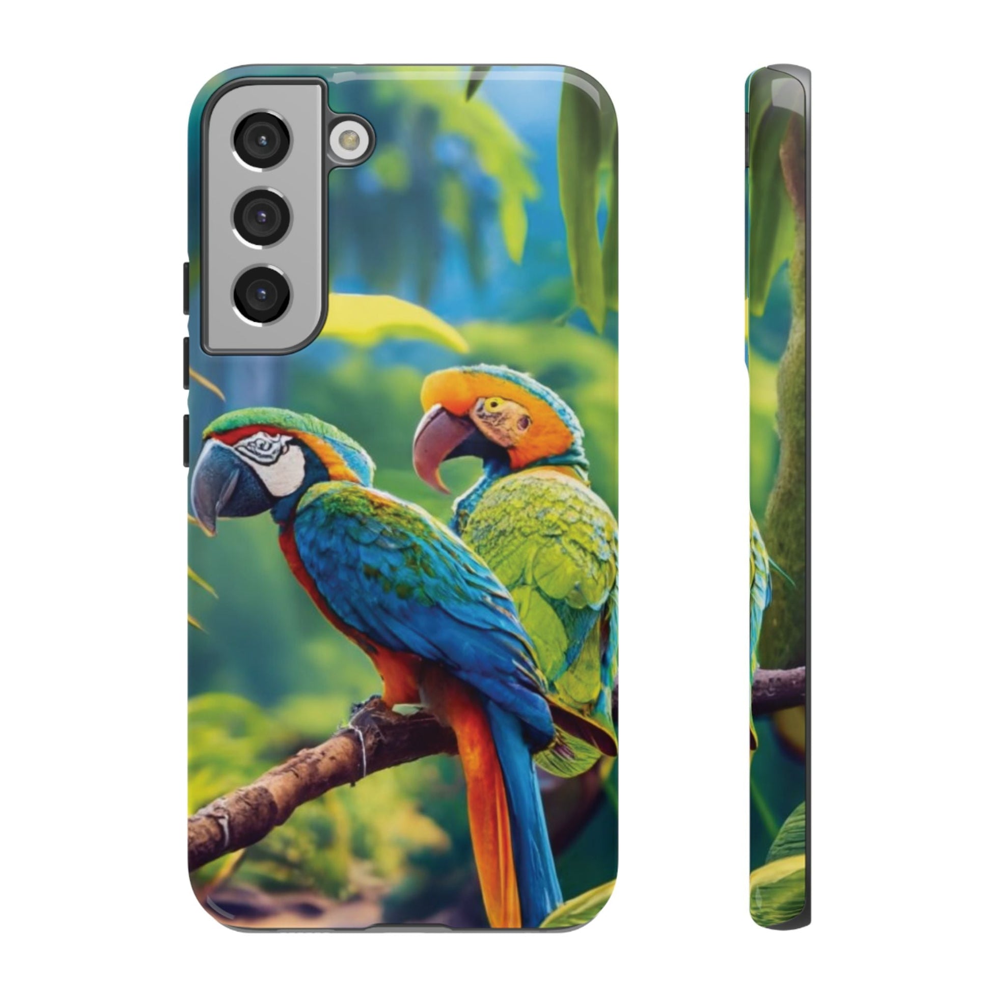 Tropical Birds Tough Cell Phone Cases - Ruppy's Creations