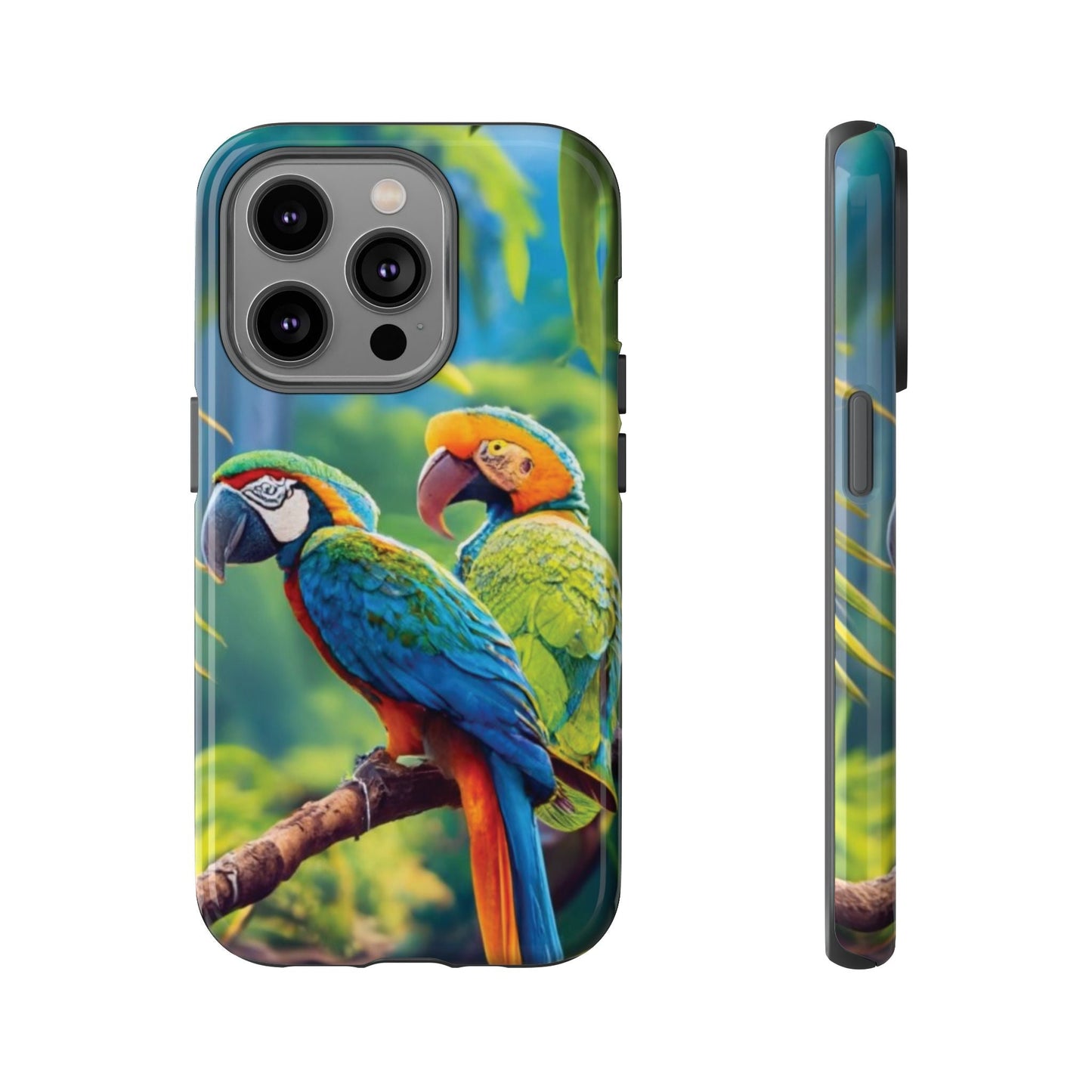 Tropical Birds Tough Cell Phone Cases - Ruppy's Creations