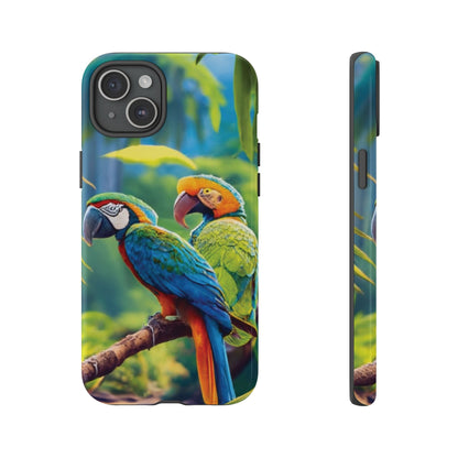 Tropical Birds Tough Cell Phone Cases - Ruppy's Creations