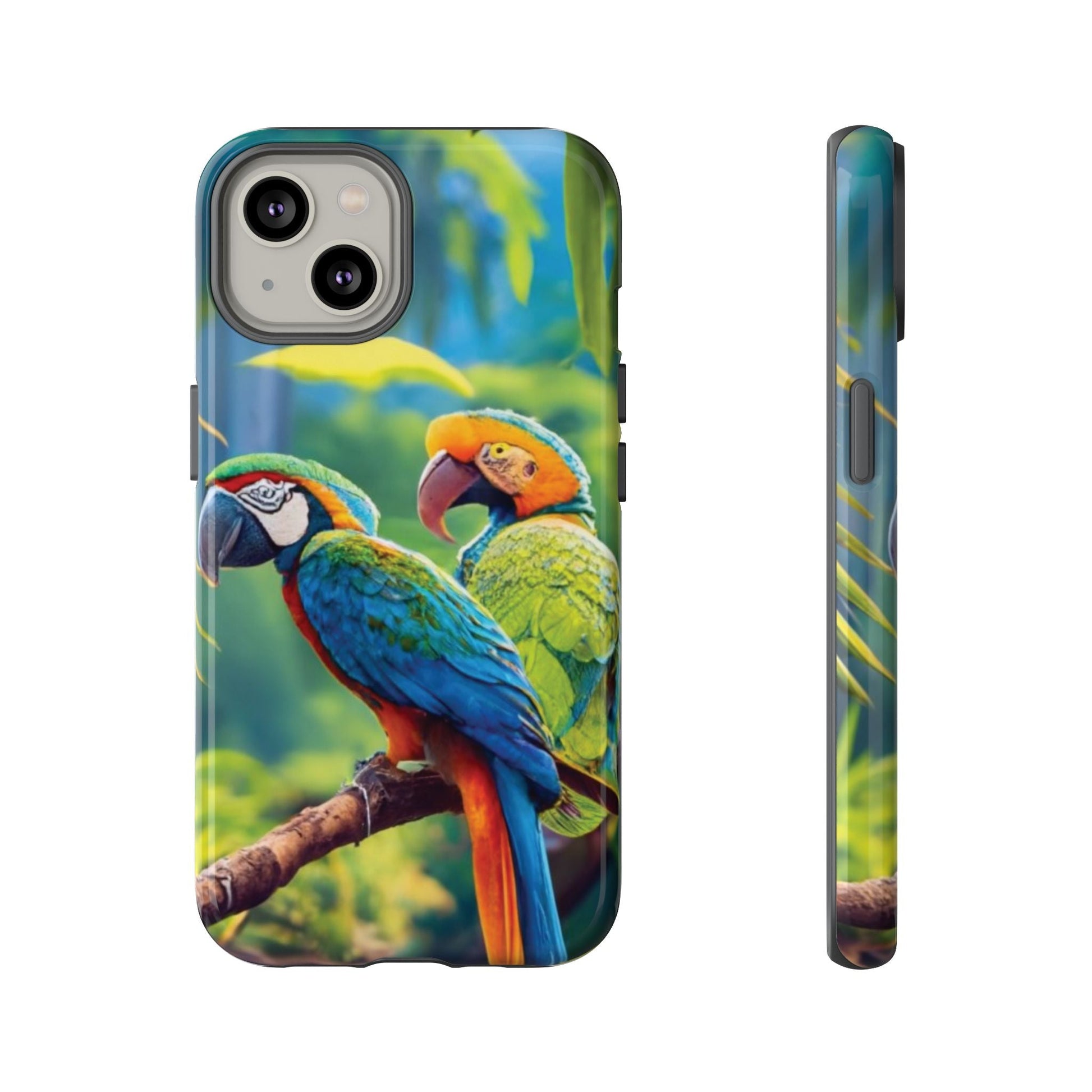 Tropical Birds Tough Cell Phone Cases - Ruppy's Creations