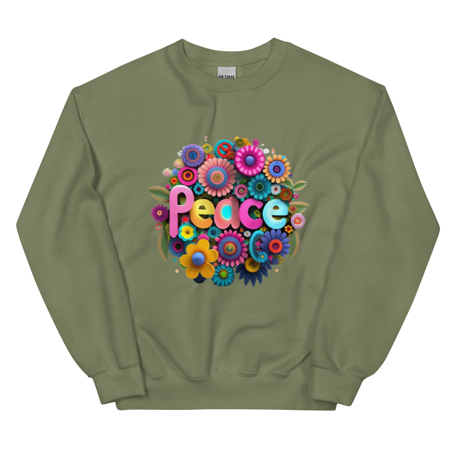 boho peace sweatshirt