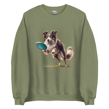 Frisbee Collie Men's  Sweatshirt