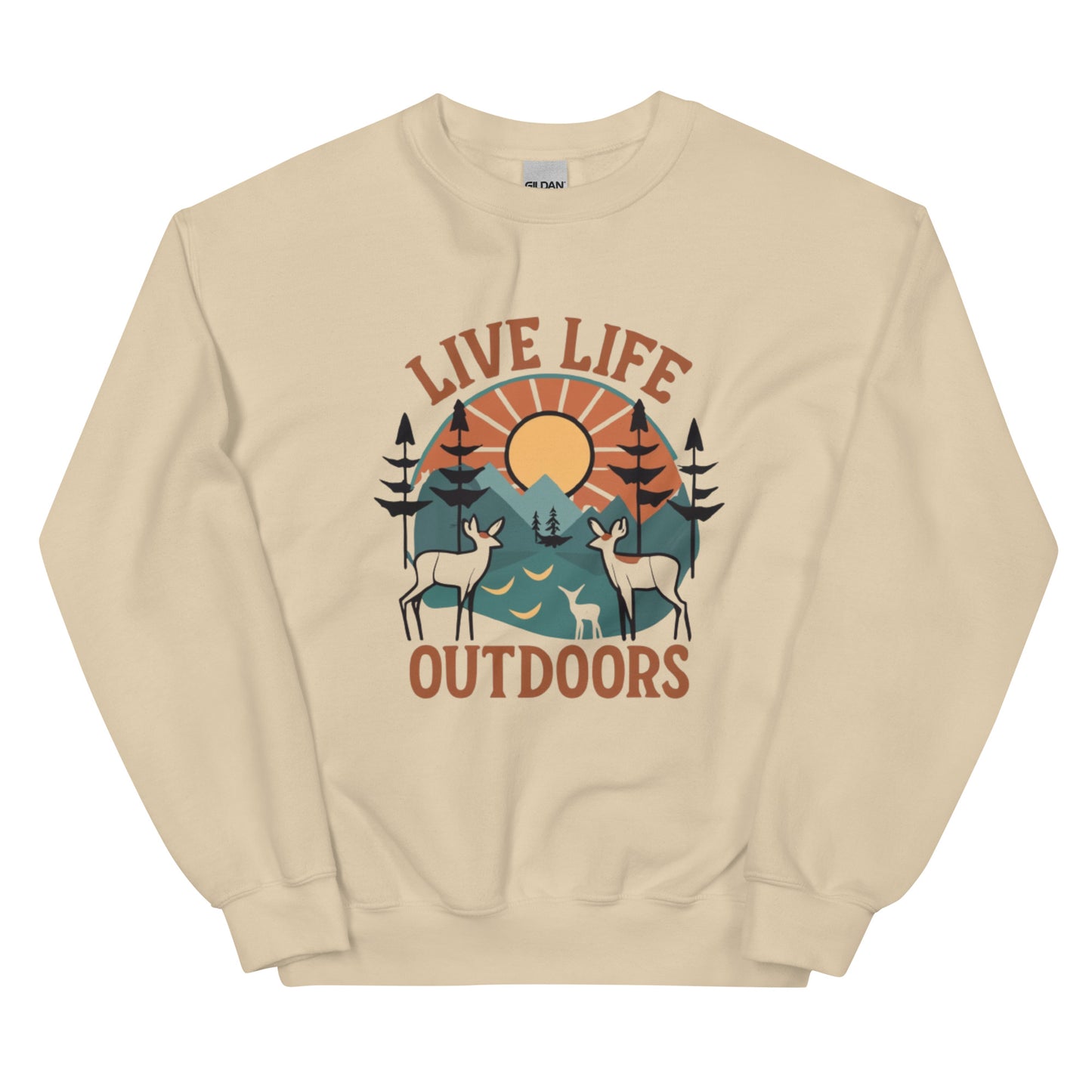 outdoorsy unisex sweatshirt