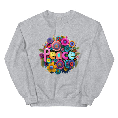 Peace Sweatshirt in gray