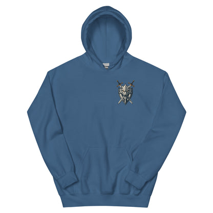 Dragon and Shield Two Sided Print Men's Hoodie