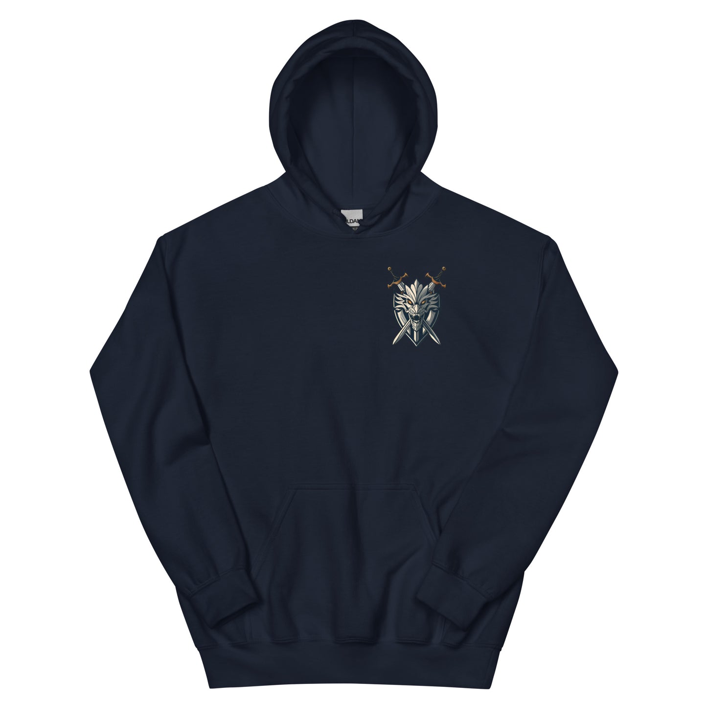 Dragon and Shield Two Sided Print Men's Hoodie