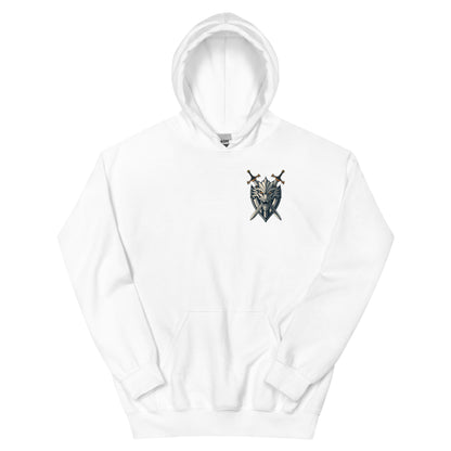 Dragon and Shield Two Sided Print Men's Hoodie