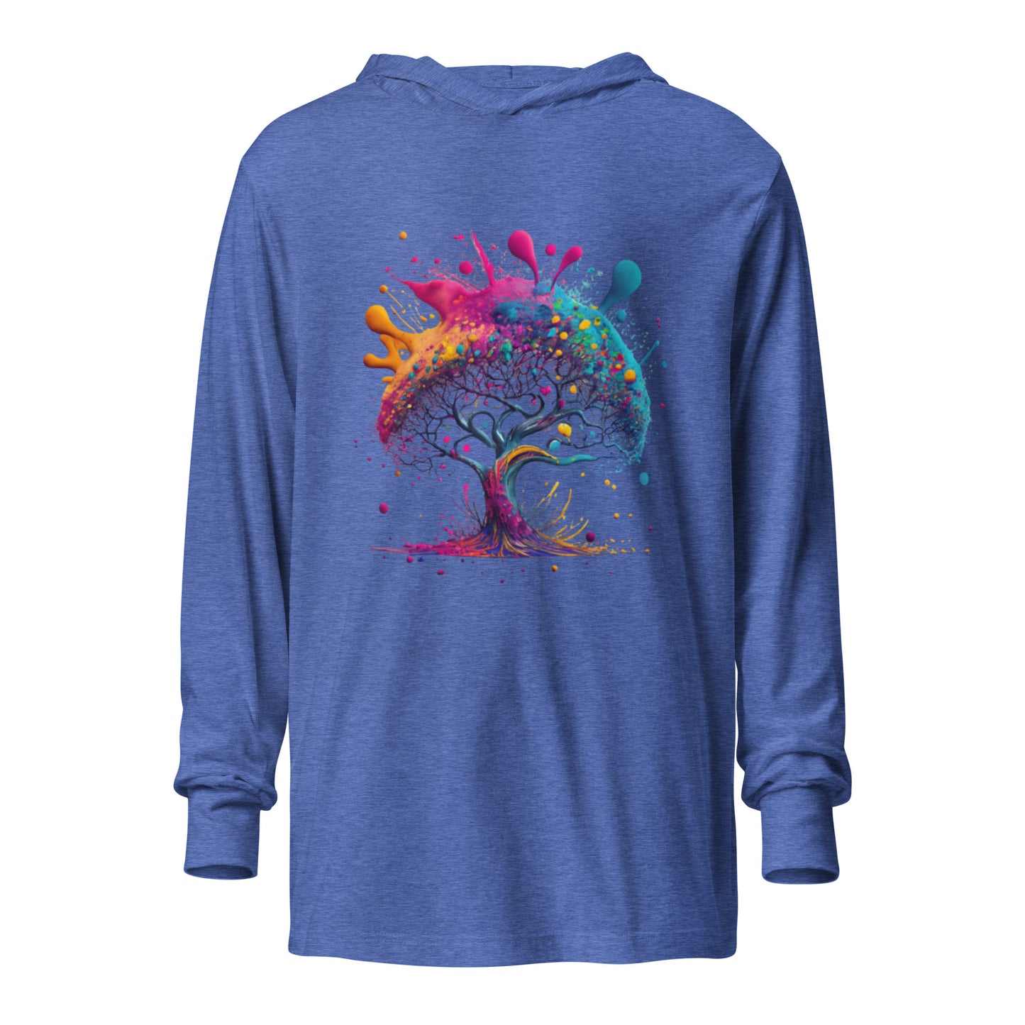 women's colorful tree hoodie