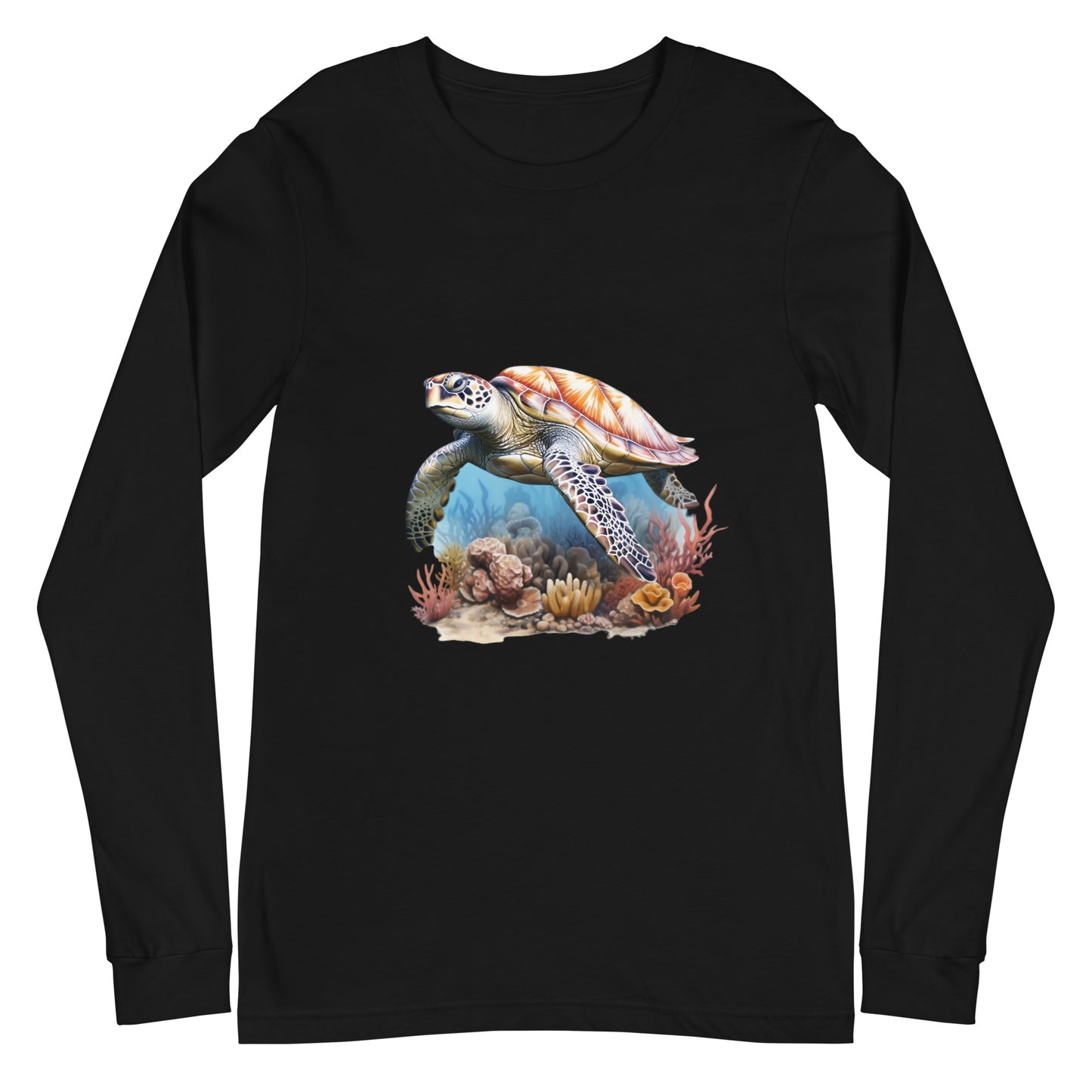 Long Sleeve sea turtle t-shirt