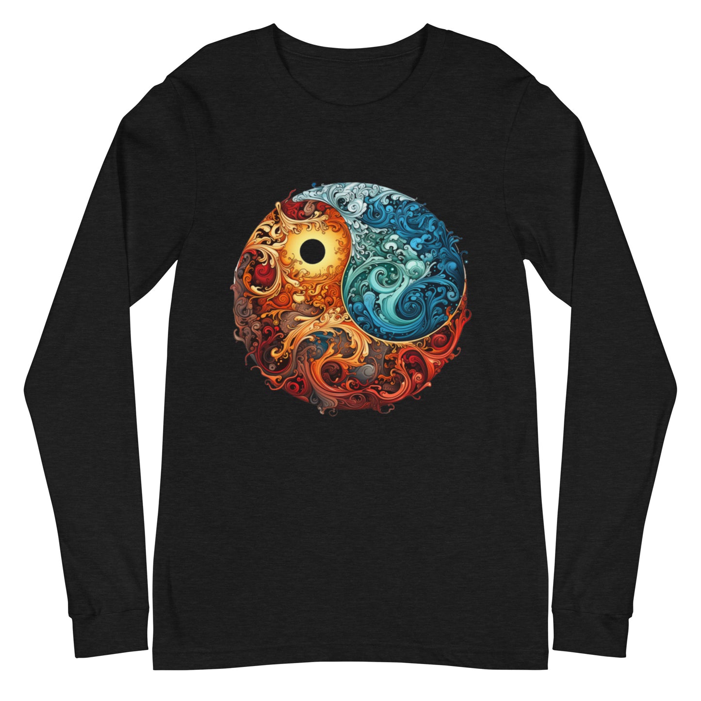 women's unique yin yang shirt