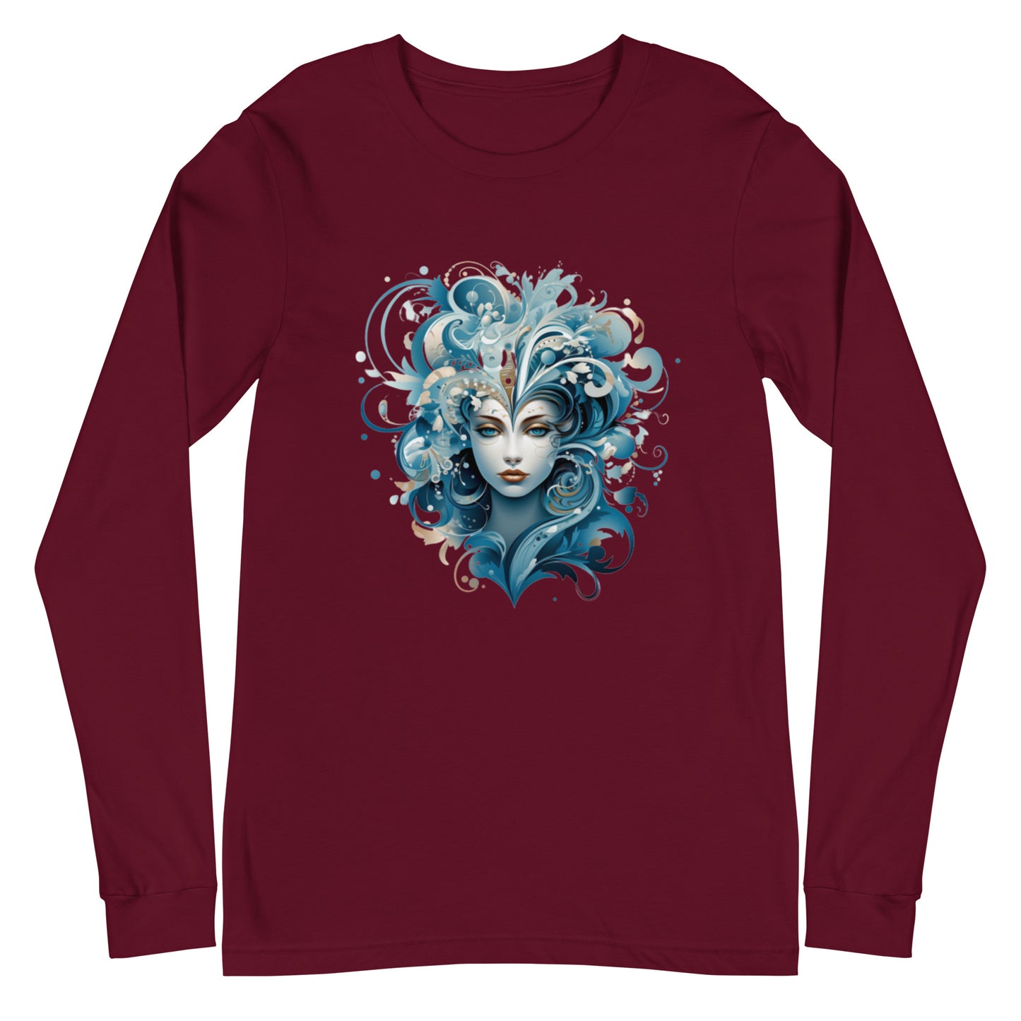 Woman at Carnival long sleeve t-shirt