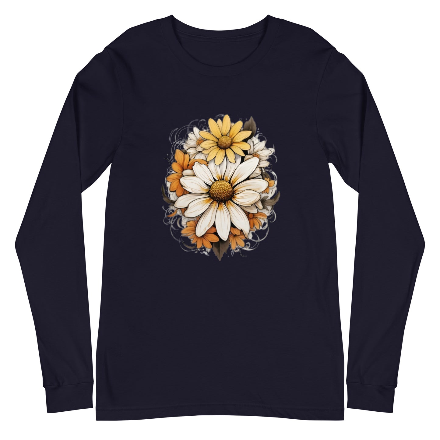 women's long sleeve daisy t-shirt