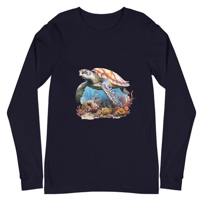 long sleeve t-shirt turtle