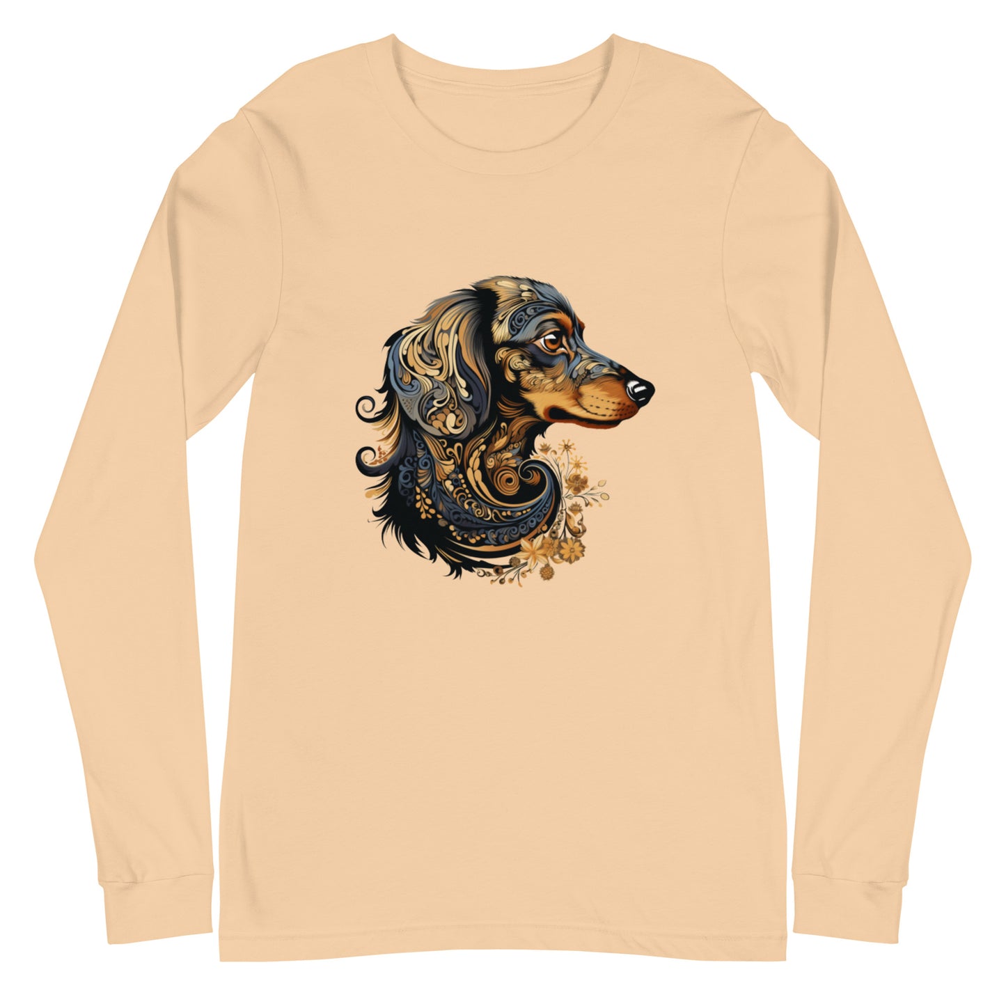 women's long sleeve Dachshund T-shirt