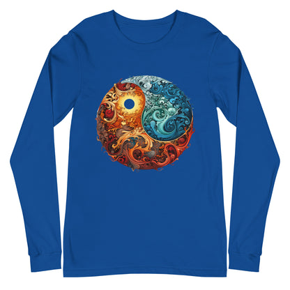 women's colorful yin yang tee