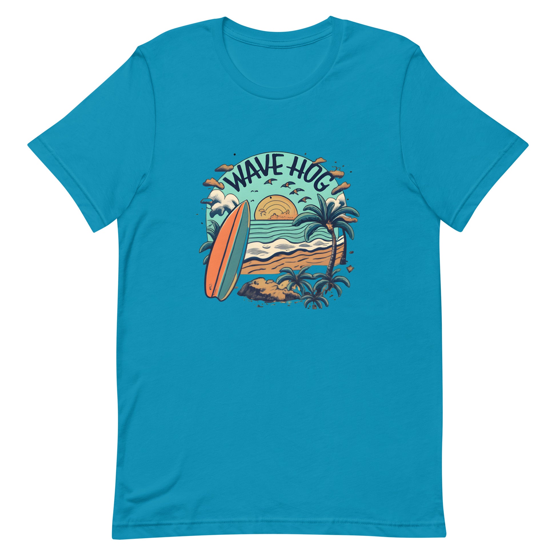 unisex surfing theme tee