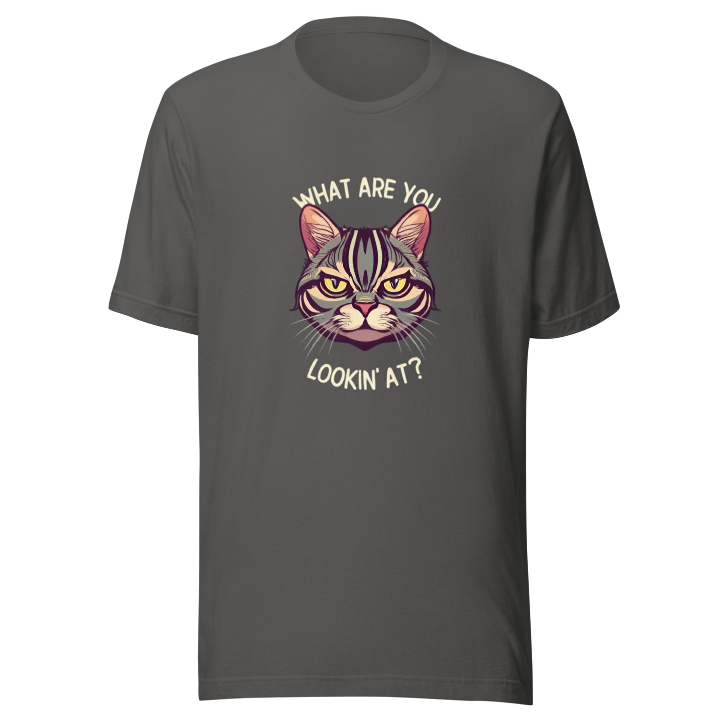 unisex unfriendly cat t-shirt