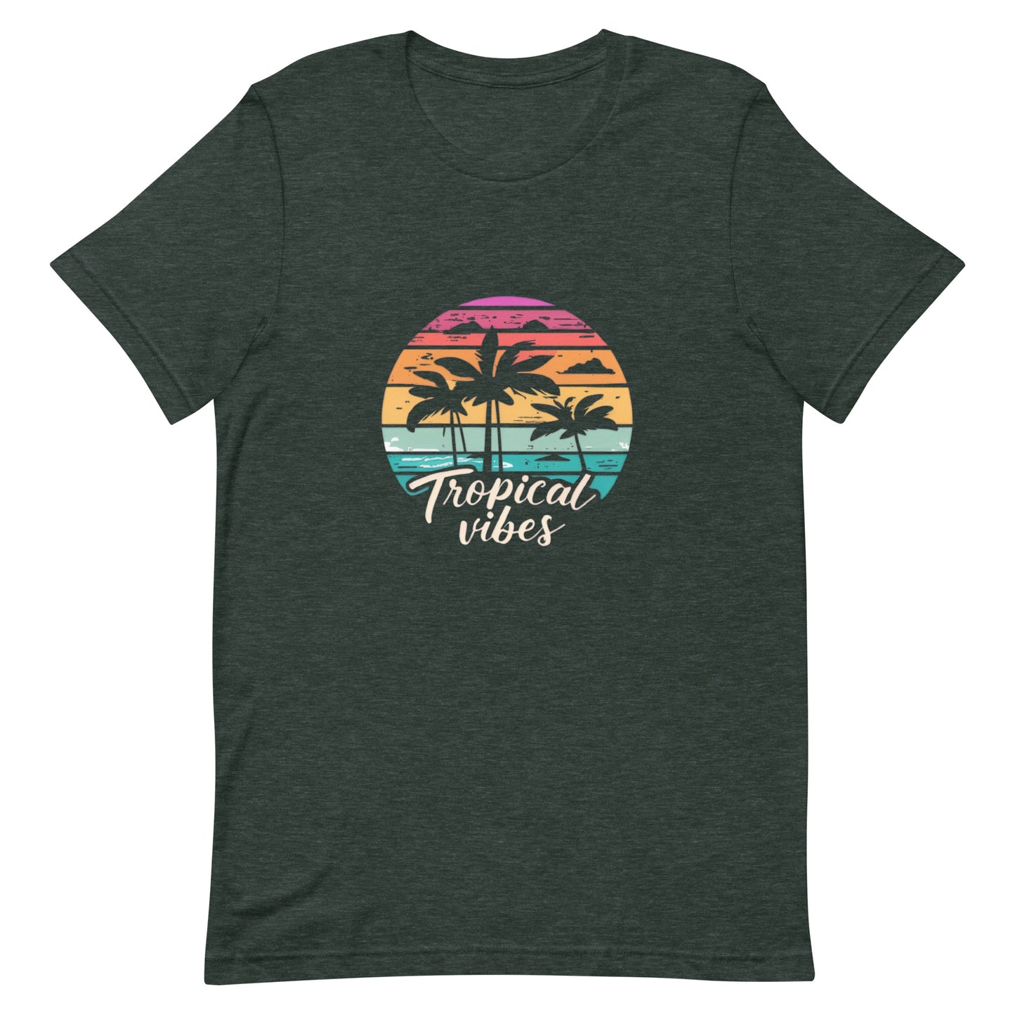 3x unisex tropical t-shirt