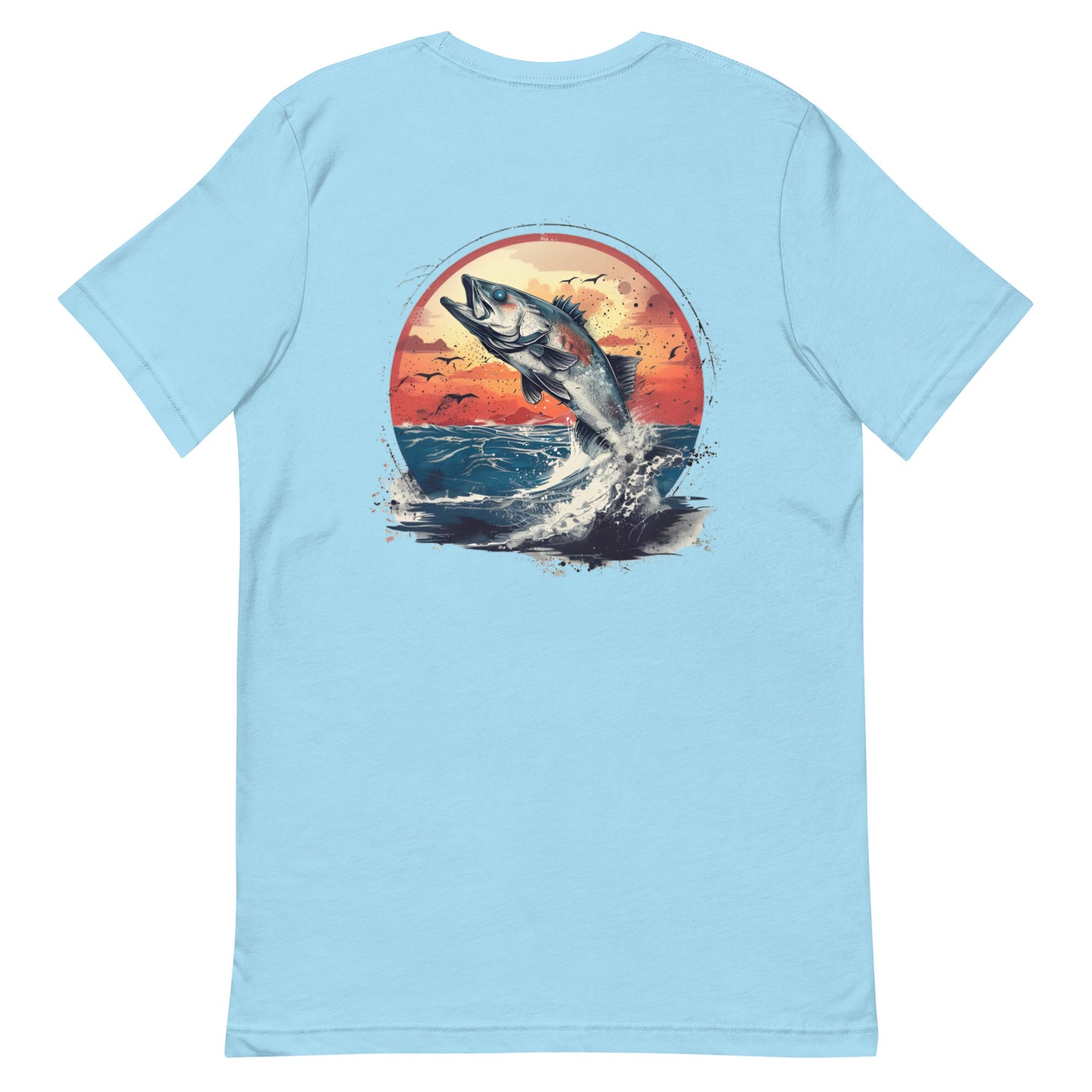 men's short sleeve fish shirt