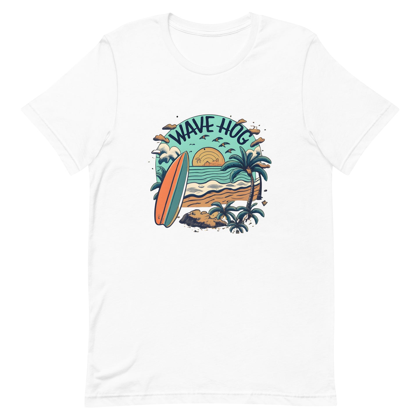 Beach theme t-shirt