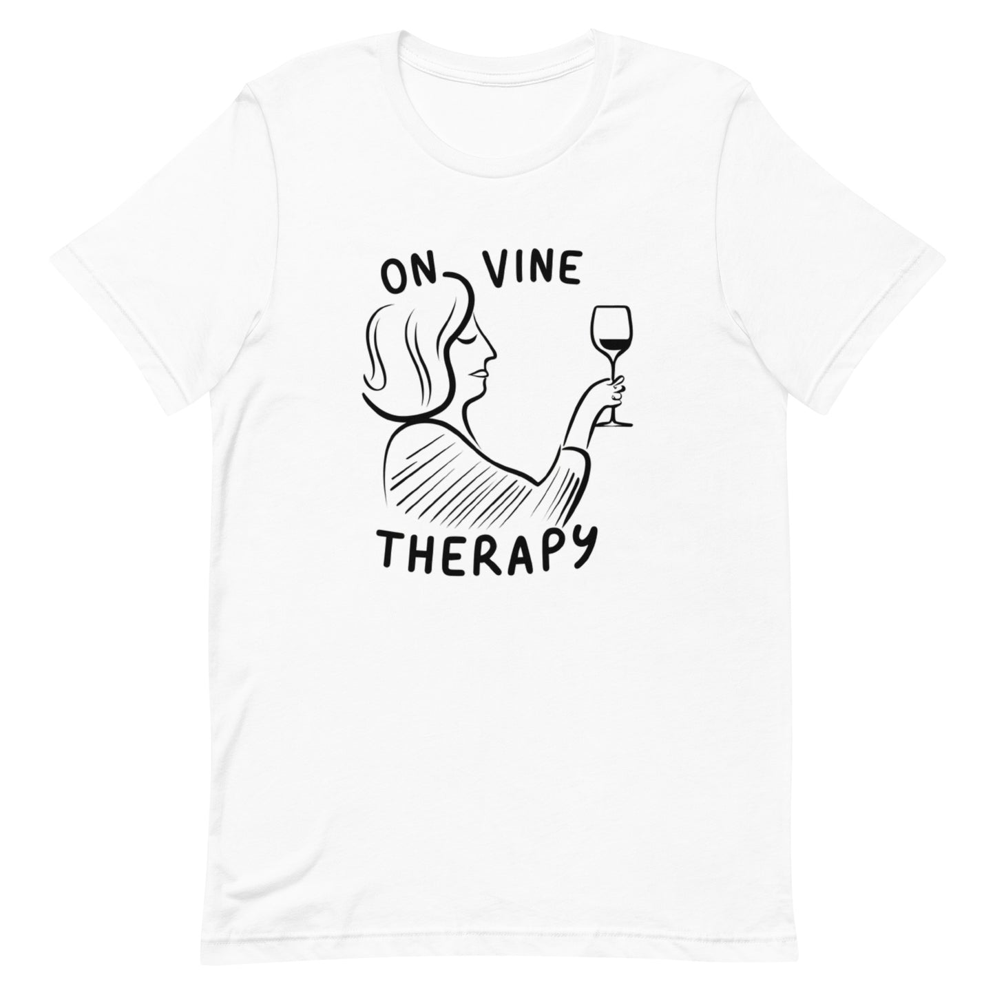 wine therapy t-shirt