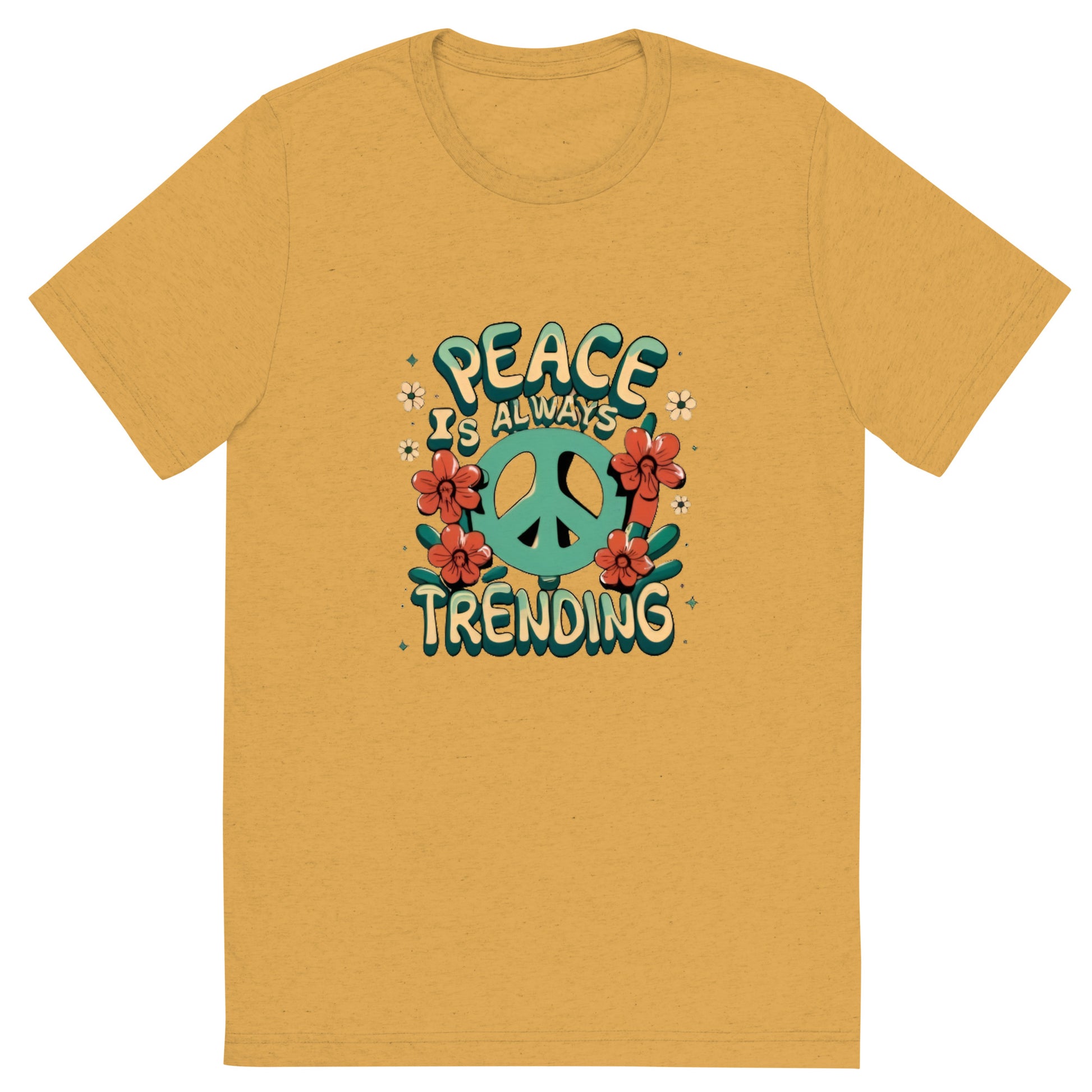 retro peace theme tee