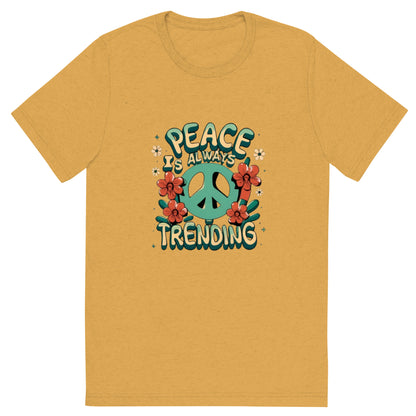 retro peace theme tee