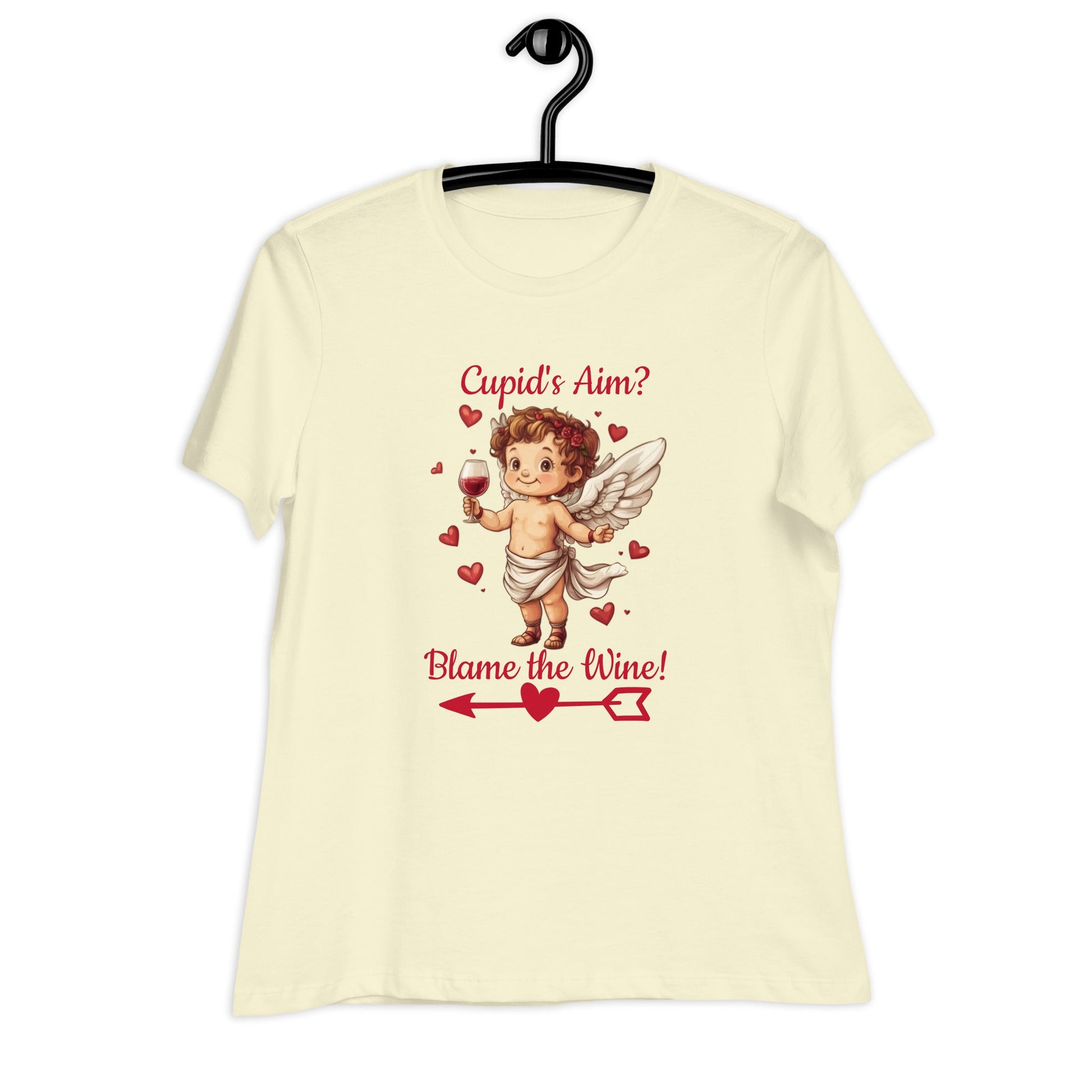 Valentine's Blame the Wine Women's Relaxed T-Shirt - Ruppy's Creations