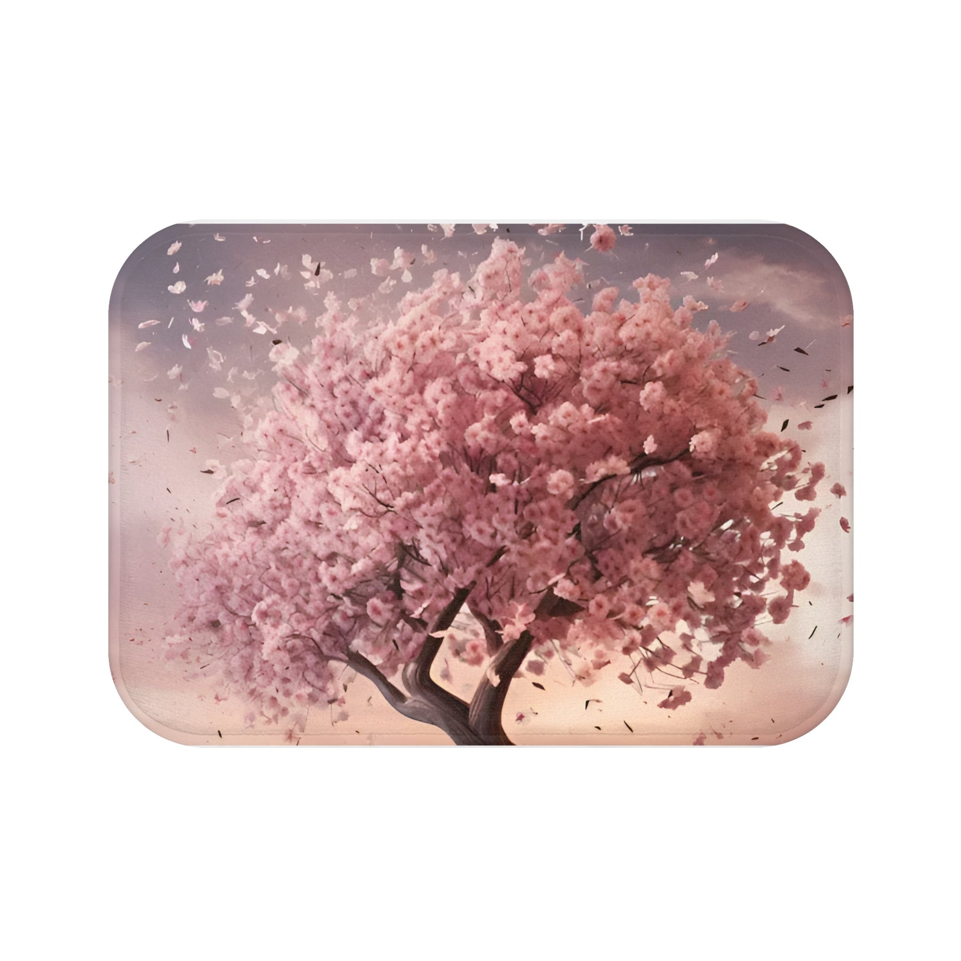 Very Cherry Blossom Memory Foam Bath Mat - Ruppy's Creations