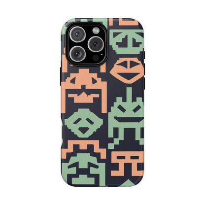 Vintage Video Space Game Graphics Tough Cell Phone Case - Ruppy's Creations