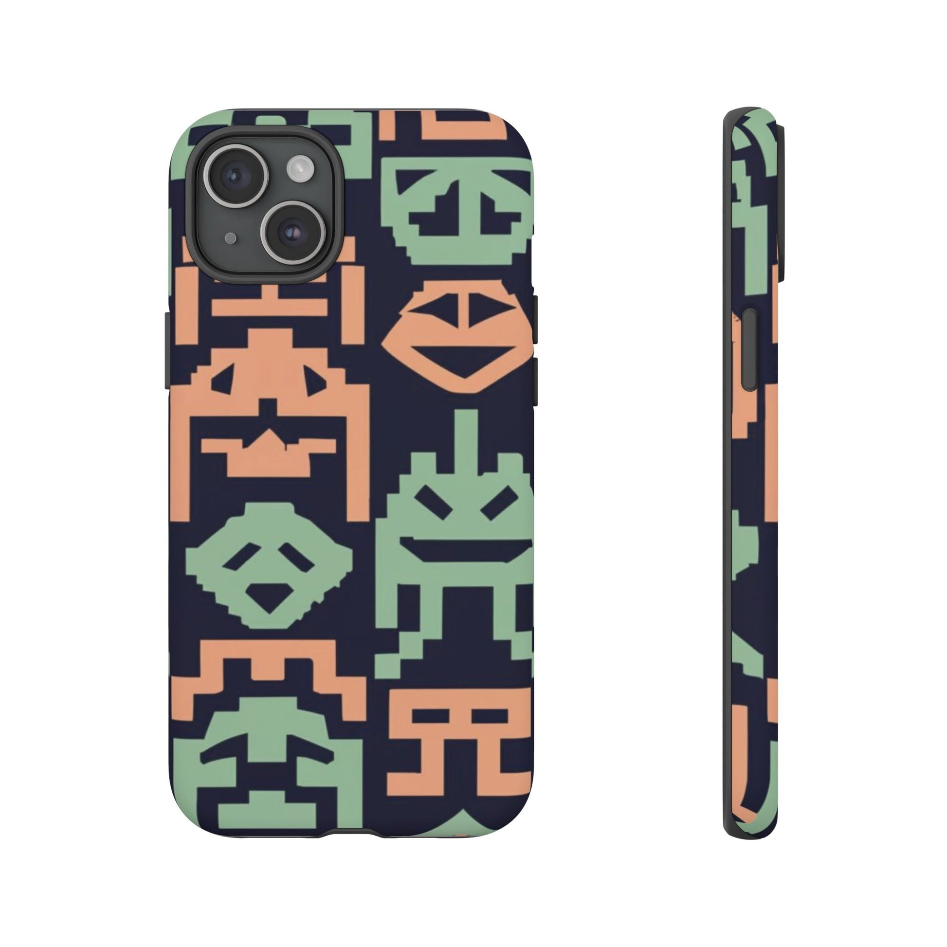 Vintage Video Space Game Graphics Tough Cell Phone Case - Ruppy's Creations