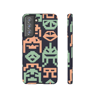 Vintage Video Space Game Graphics Tough Cell Phone Case - Ruppy's Creations