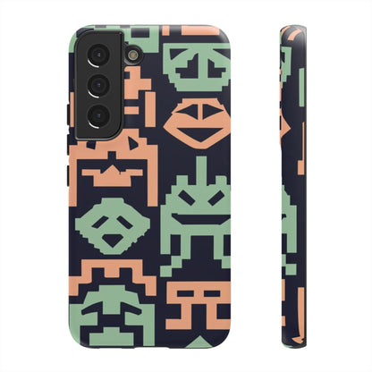 Vintage Video Space Game Graphics Tough Cell Phone Case - Ruppy's Creations