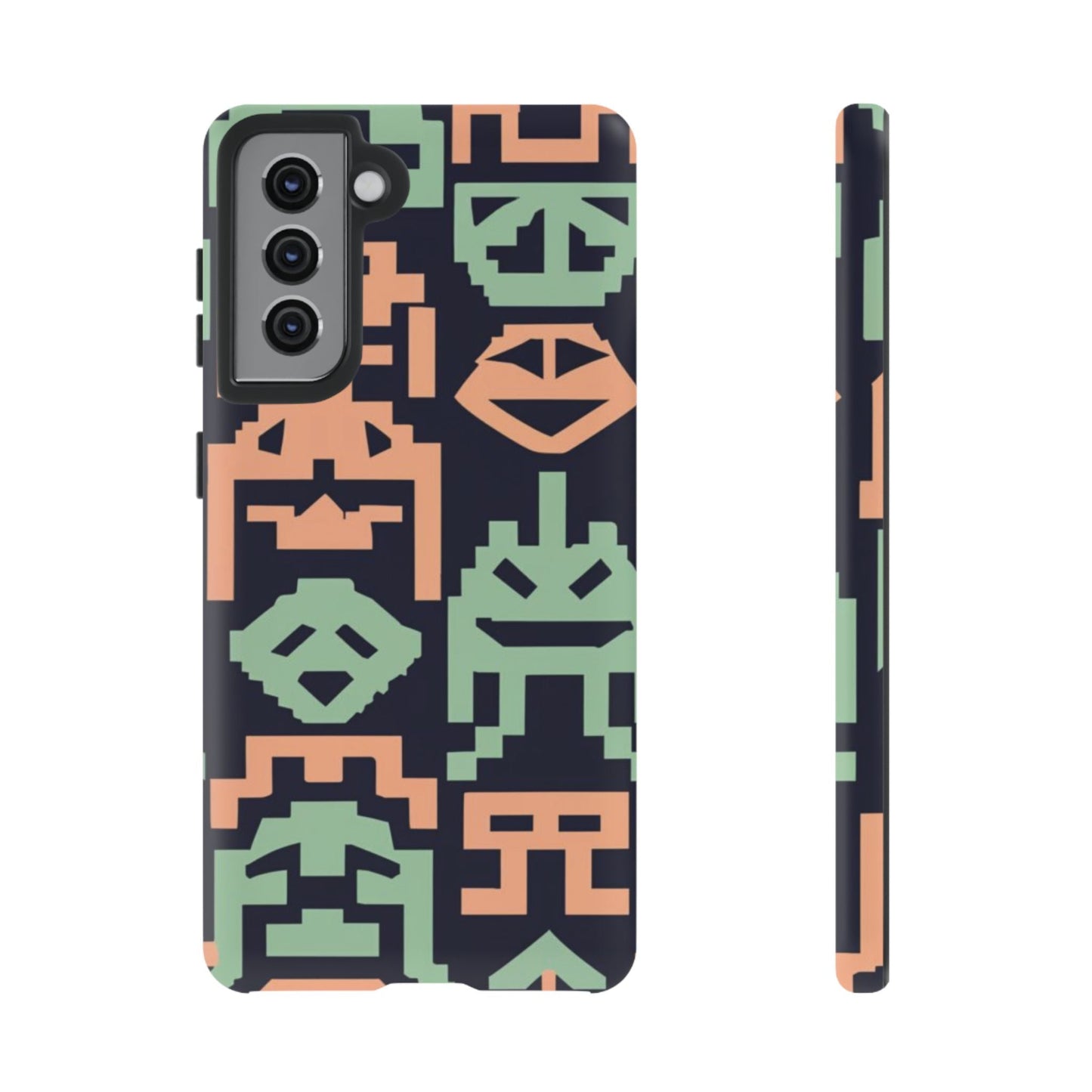 Vintage Video Space Game Graphics Tough Cell Phone Case - Ruppy's Creations