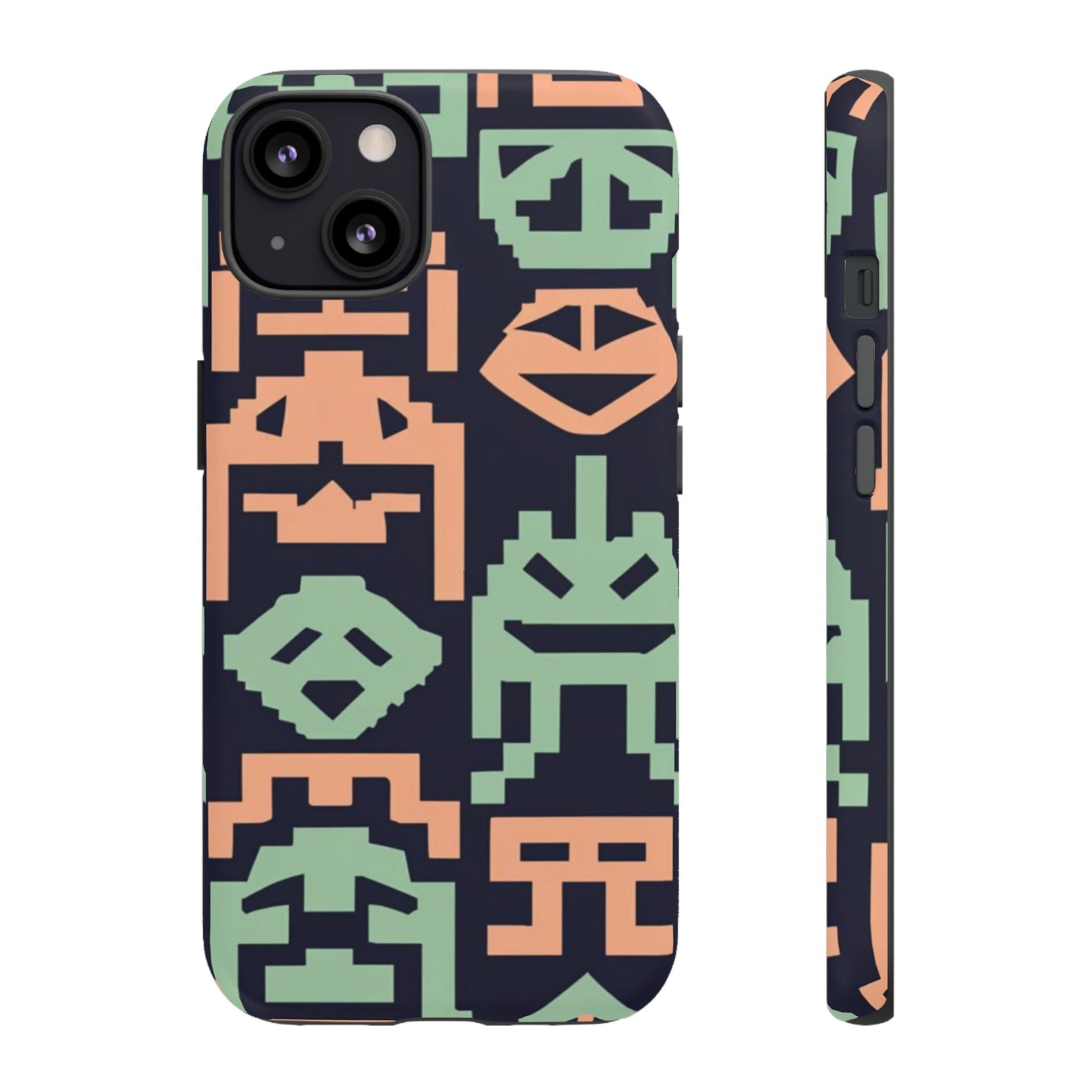 Vintage Video Space Game Graphics Tough Cell Phone Case - Ruppy's Creations