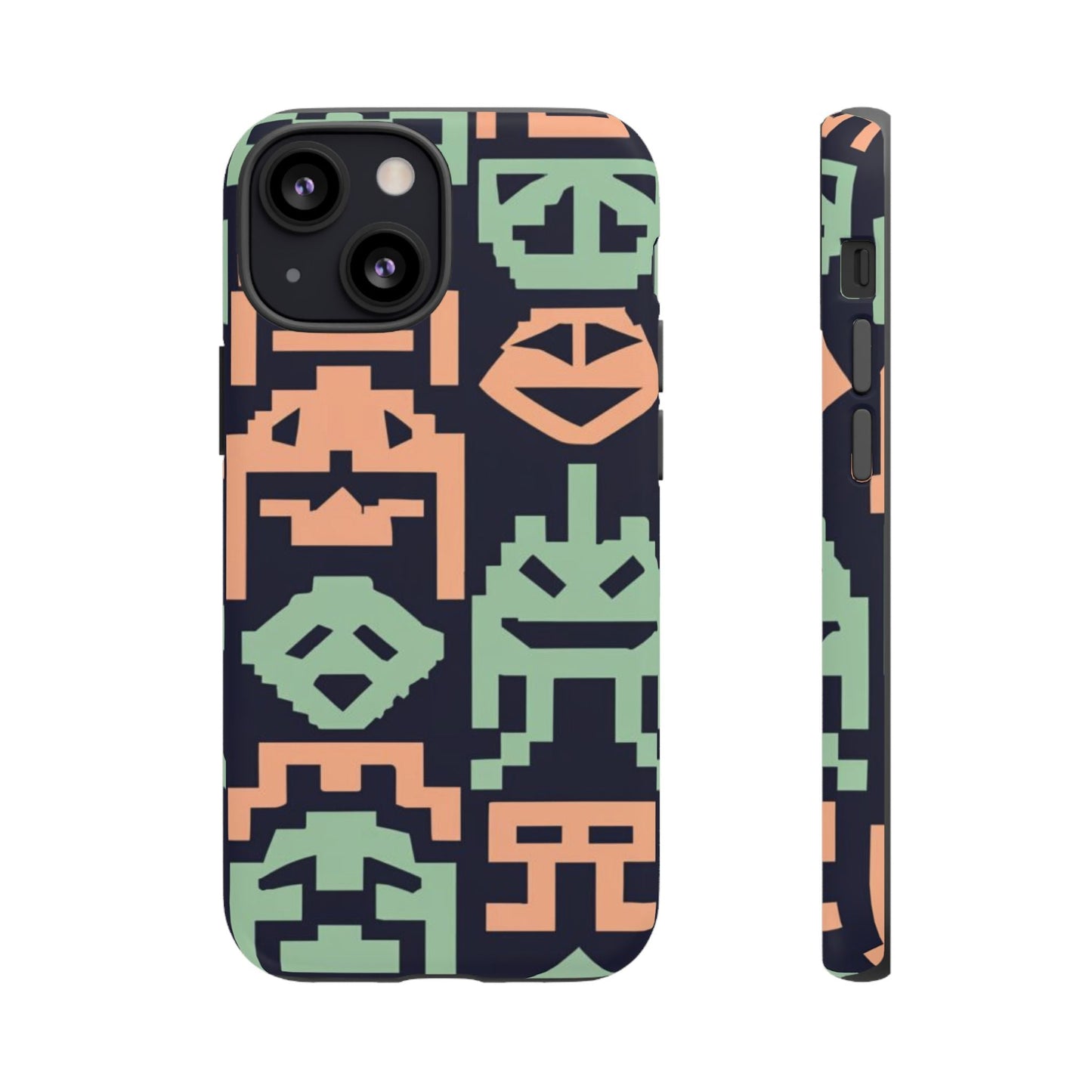 Vintage Video Space Game Graphics Tough Cell Phone Case - Ruppy's Creations