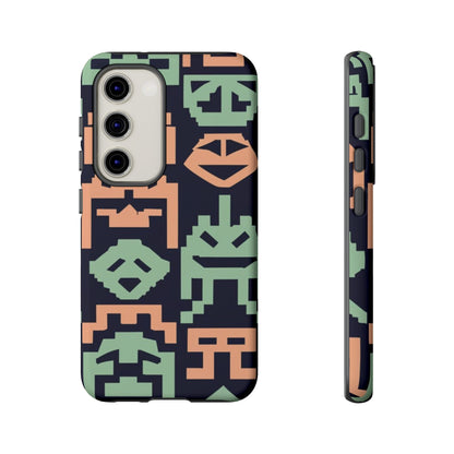 Vintage Video Space Game Graphics Tough Cell Phone Case - Ruppy's Creations