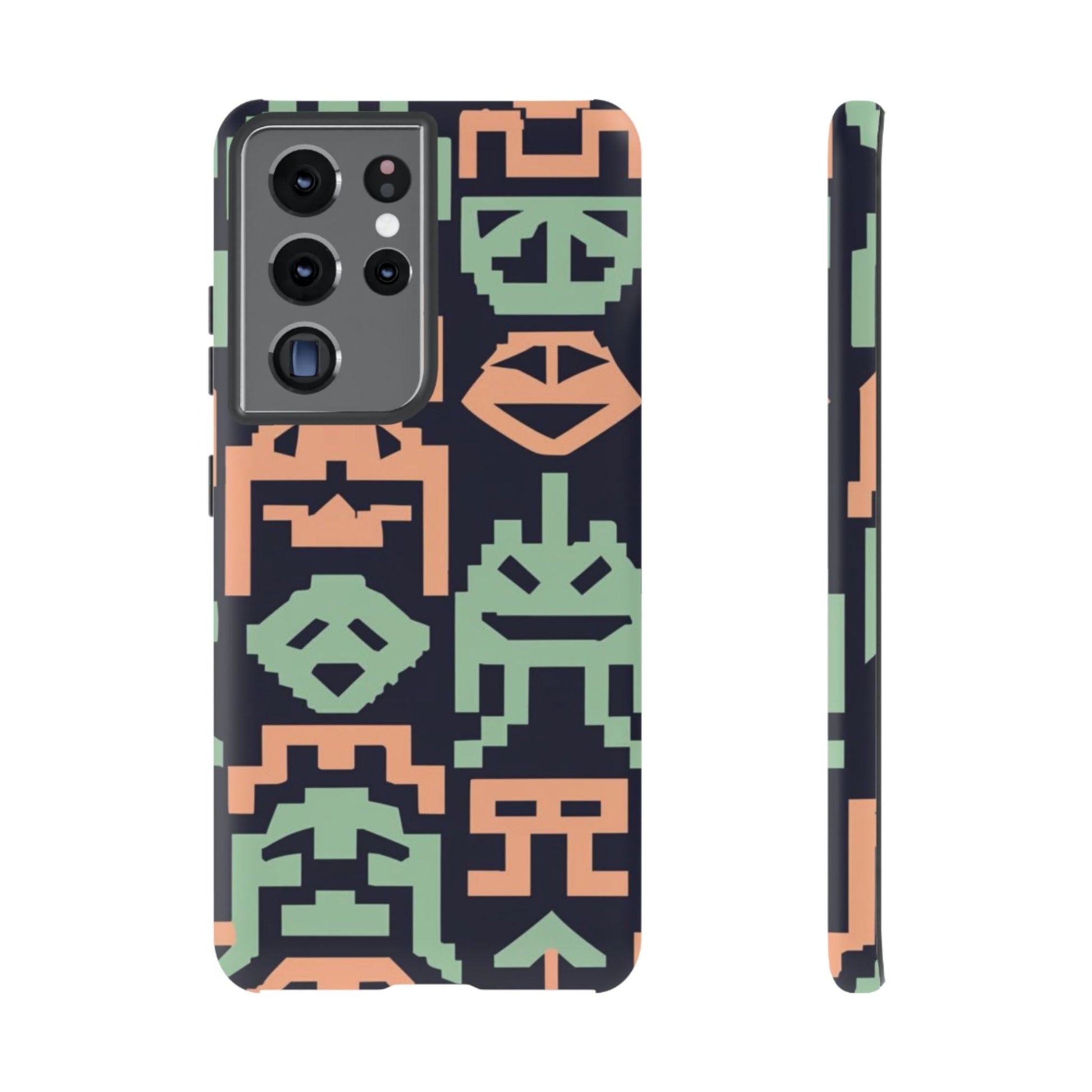 Vintage Video Space Game Graphics Tough Cell Phone Case - Ruppy's Creations