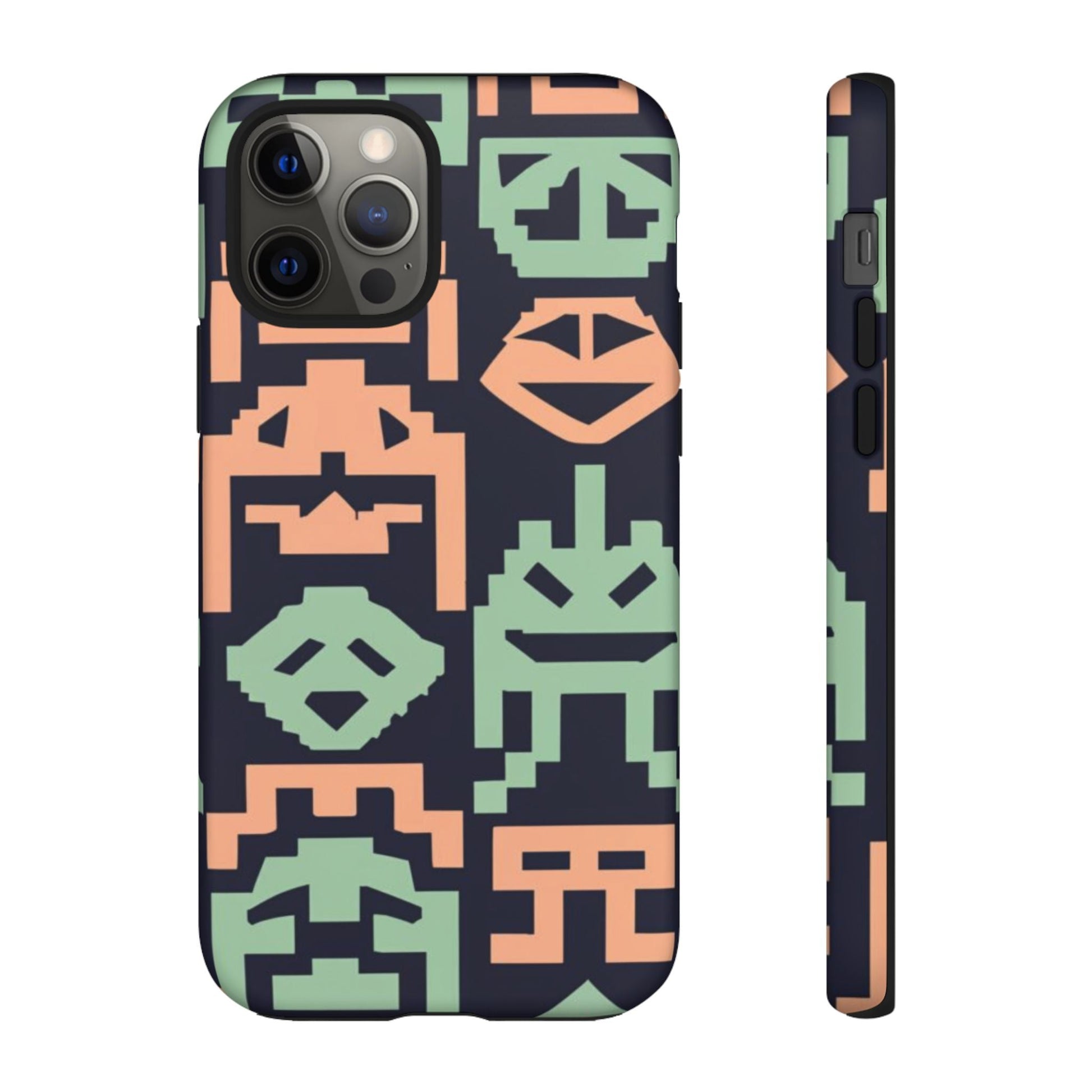 Vintage Video Space Game Graphics Tough Cell Phone Case - Ruppy's Creations