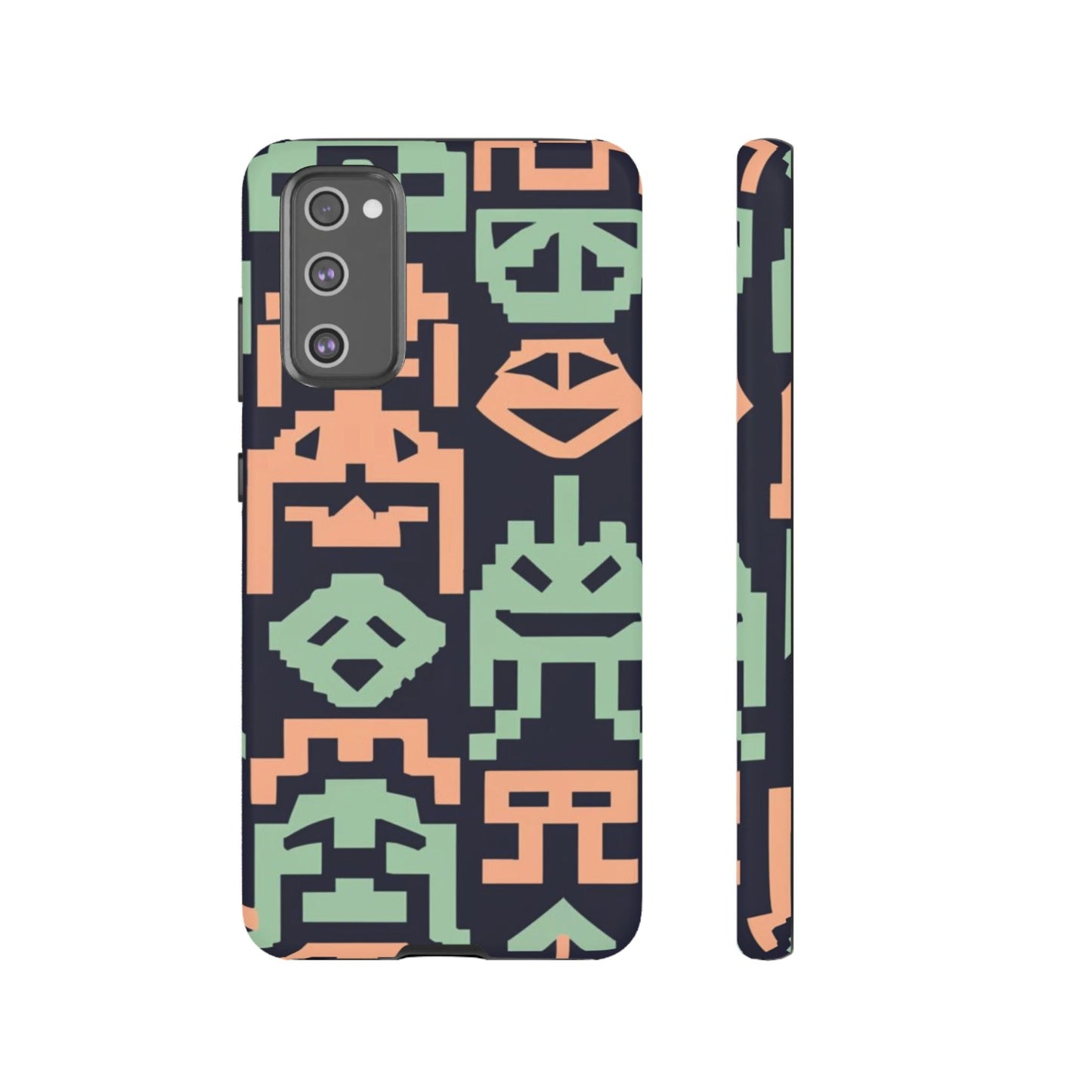 Vintage Video Space Game Graphics Tough Cell Phone Case - Ruppy's Creations