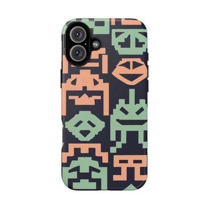 Vintage Video Space Game Graphics Tough Cell Phone Case - Ruppy's Creations