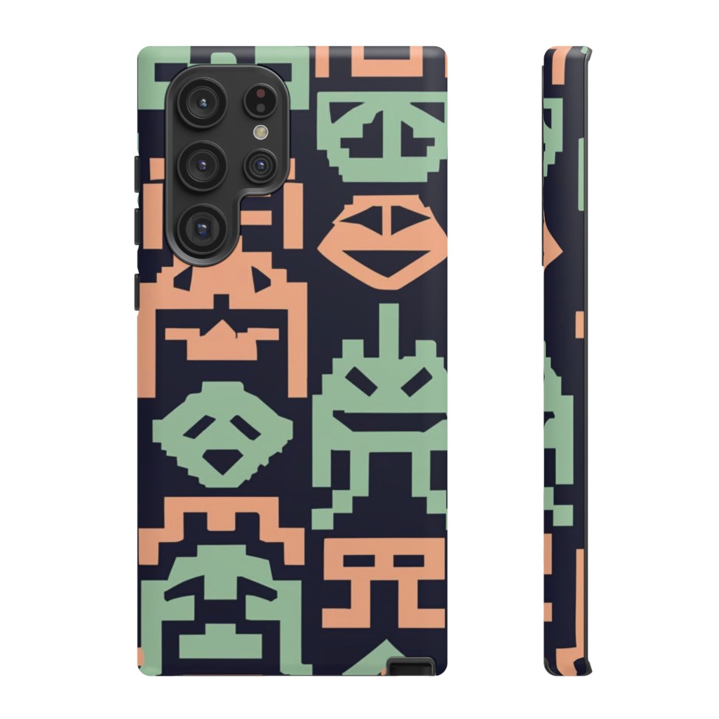 Vintage Video Space Game Graphics Tough Cell Phone Case - Ruppy's Creations