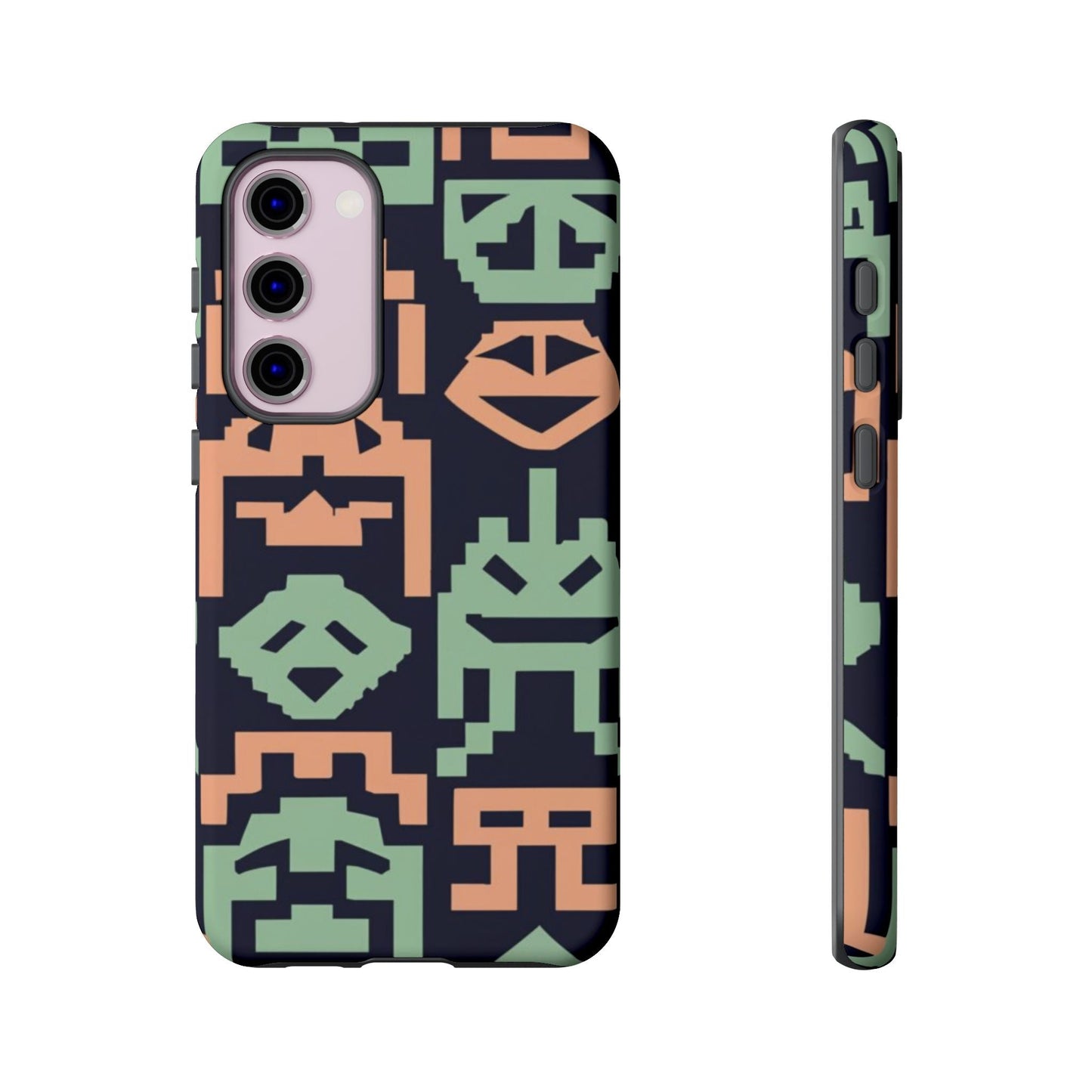 Vintage Video Space Game Graphics Tough Cell Phone Case - Ruppy's Creations