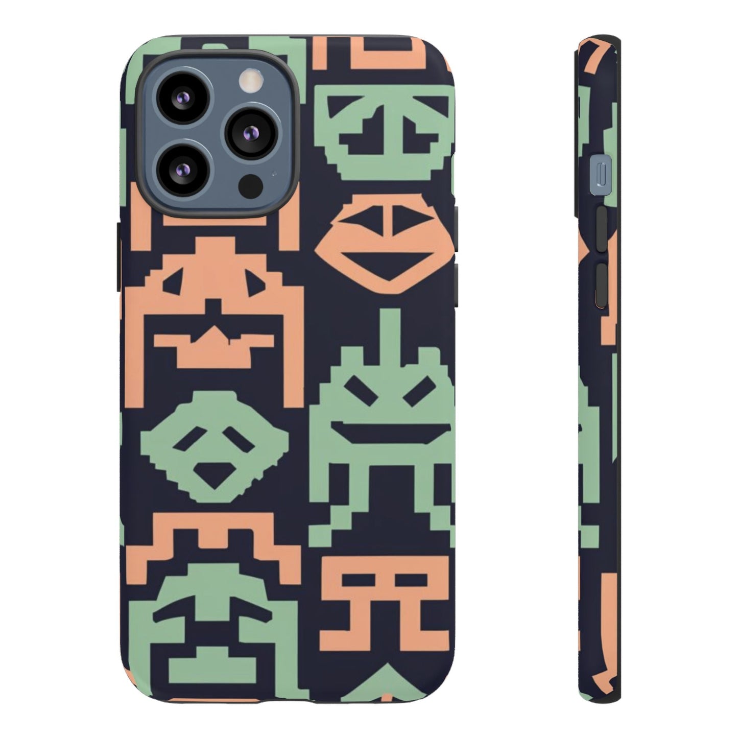 Vintage Video Space Game Graphics Tough Cell Phone Case - Ruppy's Creations