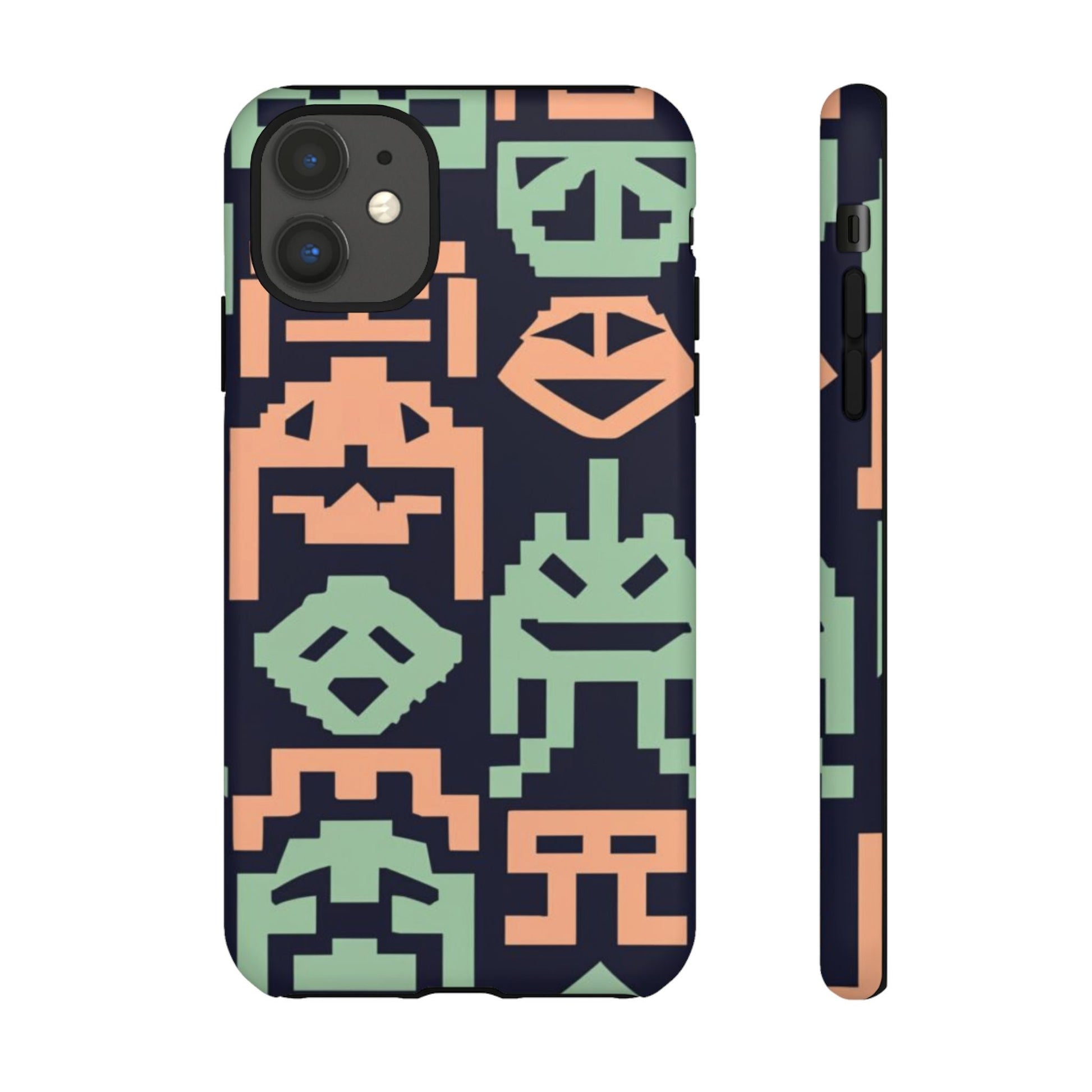 Vintage Video Space Game Graphics Tough Cell Phone Case - Ruppy's Creations